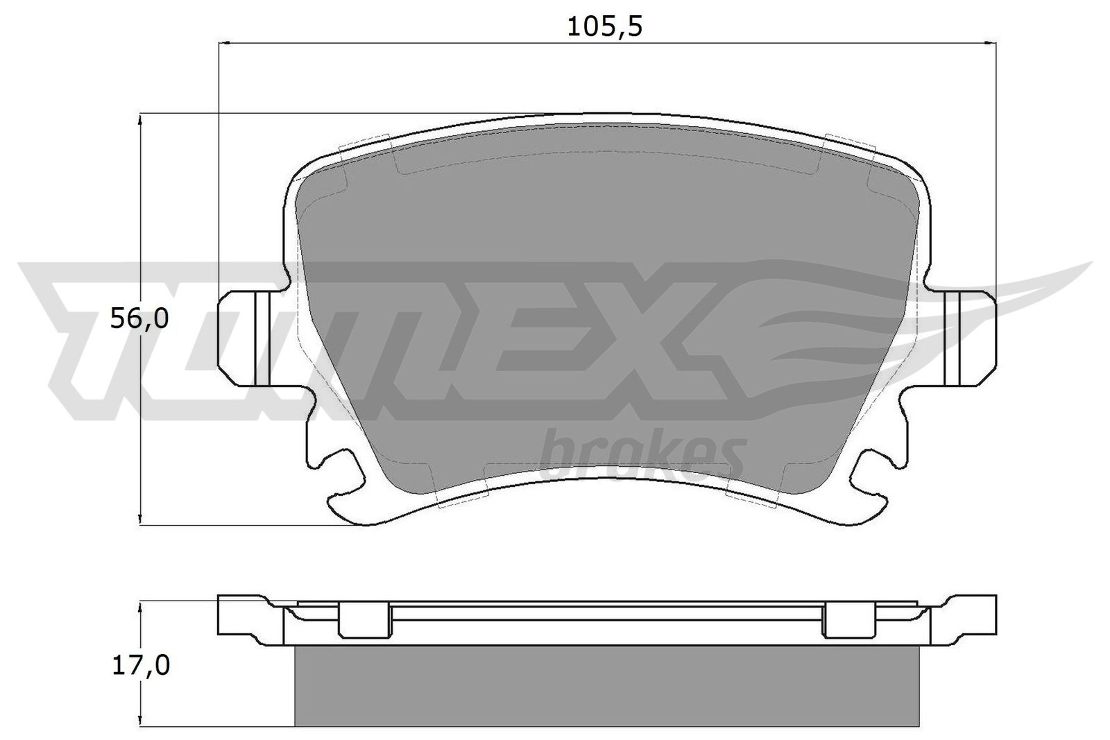 TOMEX Brakes TX 13-95 Sada...